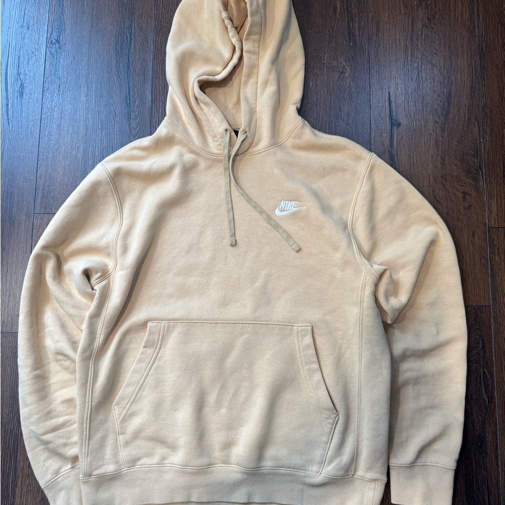 Nike Light Yellow Men's Hoodie